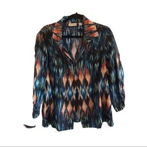 Chico’s size 3 beautifully colored coat